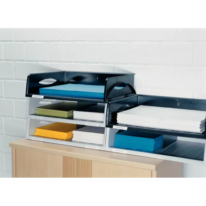 Leitz Tray Sorty Jumbo, plastmasinis, juodas, A3, 490 mm, 385 mm, 125 mm