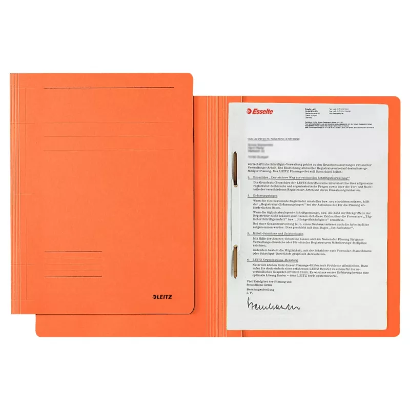 Leitz 30030045 segtuvas A4, kartonas/plastikas, oranžinis