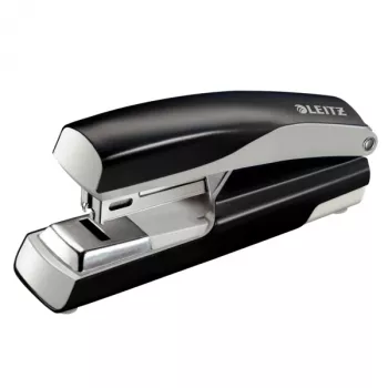 Leitz NeXXt Segiklis 5505, 30 lapų, Flat Clinch, metalinis, juodas/sidabrinis