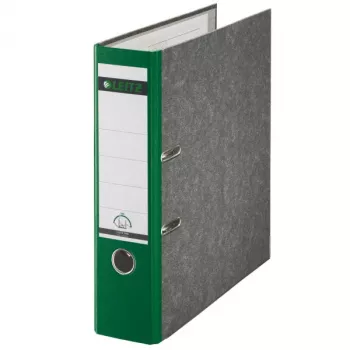 Leitz plastikinis segtuvas su svirtimi A4 80mm 180° lankas Žalia