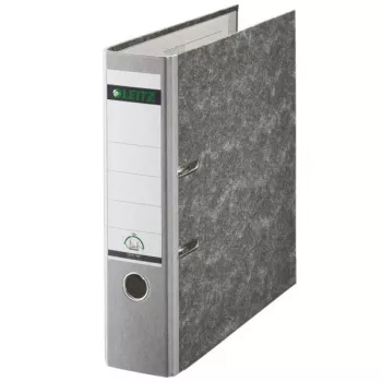 Leitz plastikinis segtuvas su svirtimi A4 80mm 180° pilkas