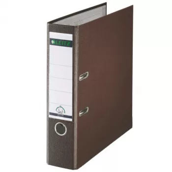 Leitz plastikinis segtuvas su svirtimi A4 80 mm 180° ruda