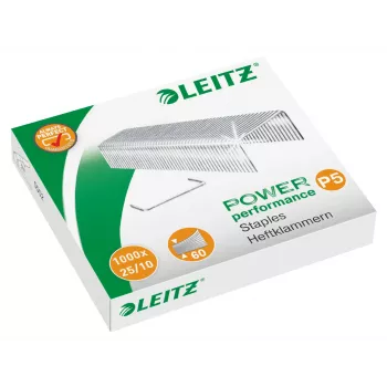 Leitz Power Performance P5 segtukai 25/10 dėžutė 1000 vnt.