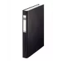 Leitz 42100035 A4 segtuvas su D žiedais, juodas