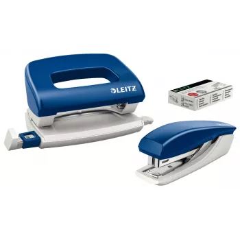 Leitz 55076035 segiklio ir skylių perforatoriaus rinkinys, mėlynas