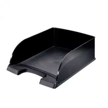Leitz dėklas laiškams Plus Jumbo, juodas, plastikinis, A4