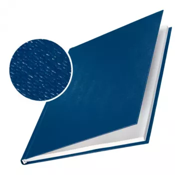 Leitz impressBIND kieti viršeliai linine tekstūra 3,5 mm, A4, kartonas, mėlyni, 10 vnt.