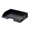 Leitz laiškų dėklas Plus Landscape Standard, plastikinis, juodas, A4, 350 x 245 x 63 mm, 363 mm, 273 mm