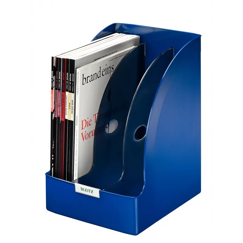 Leitz Magazine file Plus Jumbo mėlynas, plastikinis, A4, 20,5 cm, 740 g