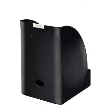 Leitz Magazine file Plus Jumbo juodas plastikinis A4 segtuvas žurnalams