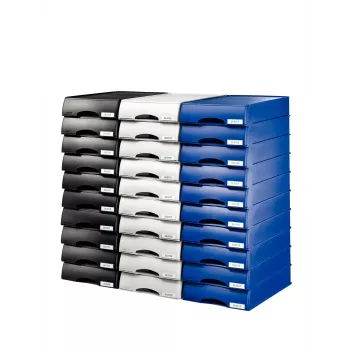 Stalčinis modulis Leitz Letter Tray Drawer Unit Plus, pilkas, A4