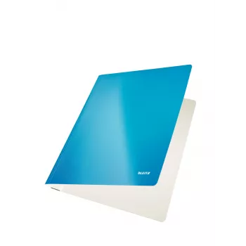 Leitz WOW plokščiasis aplankas A4, kartonas, mėlyna/metallic, 250 lapų