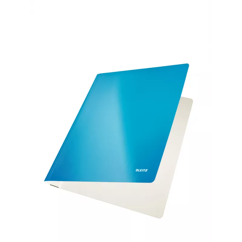 Leitz WOW plokščiasis aplankas A4, kartonas, mėlyna/metallic, 250 lapų