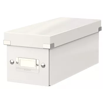 Leitz Click & Store WOW dėžutė kompaktiniams diskams, balta, kartoninė, 143 mm, 352 mm, 136 mm, 440 g
