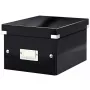 Leitz Click & Store WOW maža laikymo dėžutė, juoda, kartoninė, 7,4 l, 200 x 250 x 148 mm, 540 g, 1 vnt.