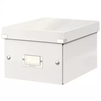 Leitz Click & Store WOW maža laikymo dėžutė, balta, kartonas, 7,4 L, 200 x 250 x 148 mm, 540 g, 1 vnt.