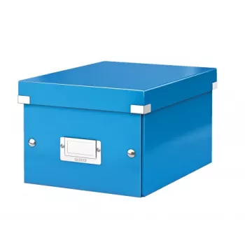 Leitz Click & Store WOW maža laikymo dėžutė, mėlyna, kartonas, 220 mm, 160 mm, 540 g