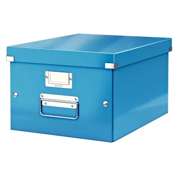 Leitz Click & Store WOW vidutinė laikymo dėžė, mėlyna, kartoninė, 16,7 L