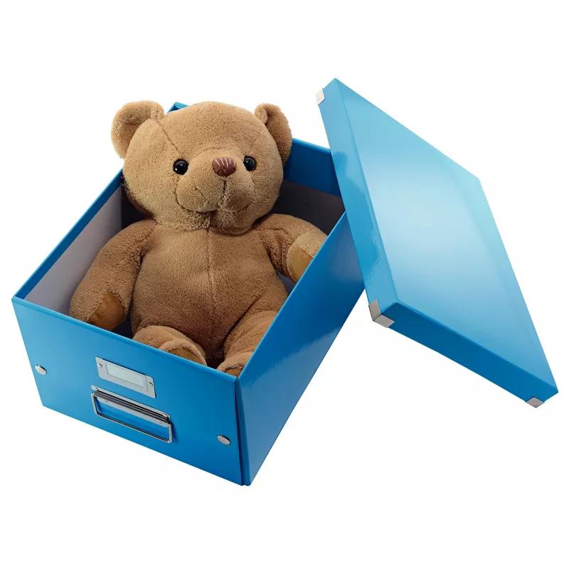 Leitz Click & Store WOW vidutinė laikymo dėžė, mėlyna, kartoninė, 16,7 L