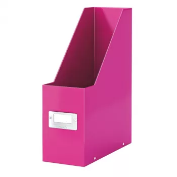 Leitz Click & Store WOW segtuvas žurnalams, rožinis, kartonas, 103 mm, 253 mm, 330 mm