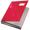 Leitz Design Signature Book 18 skyrikliais A4, raudona, kartonas
