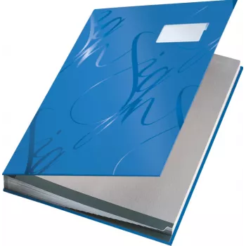 Leitz Design Signature Book 18 skirtukų A4, mėlyna, kartonas