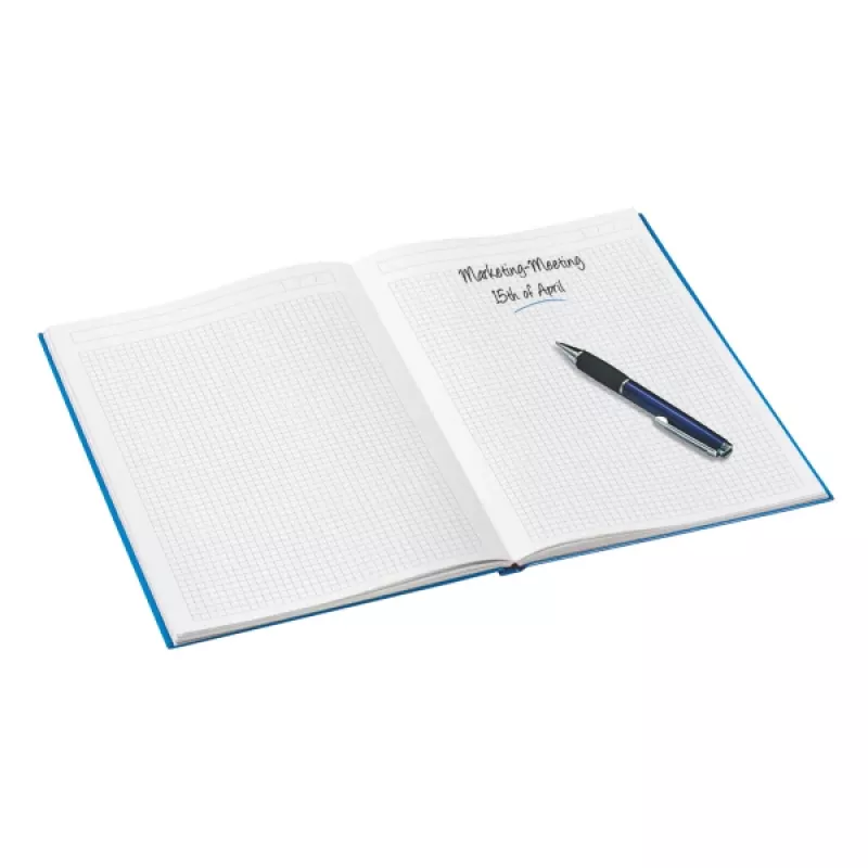 Leitz Notebook WOW A4 kvadratinis kietu viršeliu, mėlyna, 80 lapų, 80 g/m²