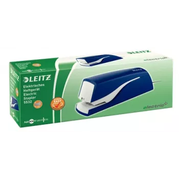 Elektrinis segiklis Leitz NeXXt 5532, 10 lapų, 200 segtukų, mėlynas