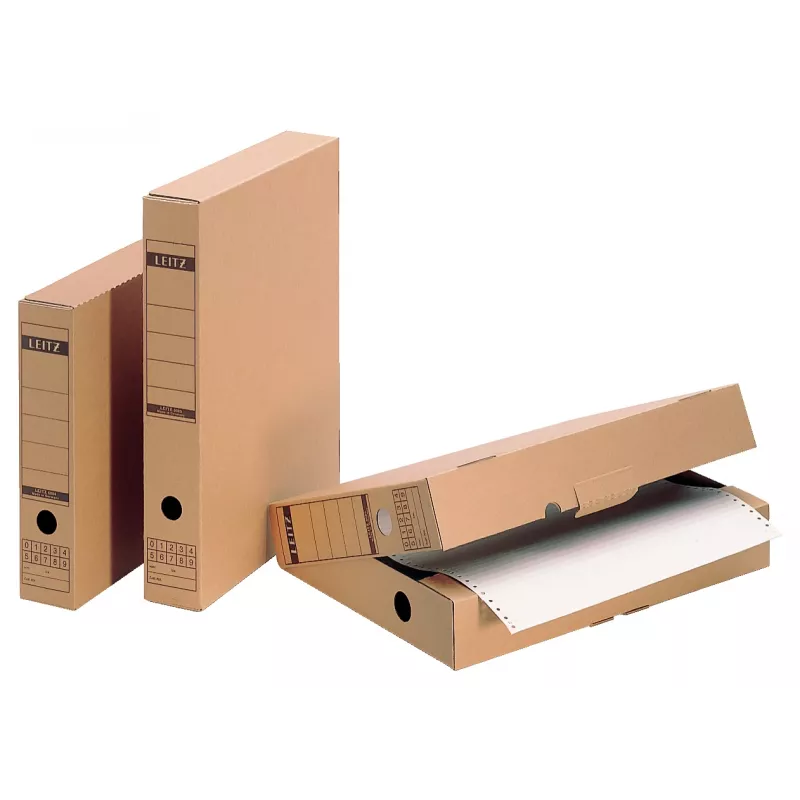 Leitz 60840000 dėžutė dokumentams laikyti, kartoninė, juoda