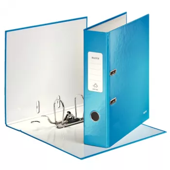 Leitz Lever Arch File 180° WOW POB/Laminuotas A4/80mm, mėlynas