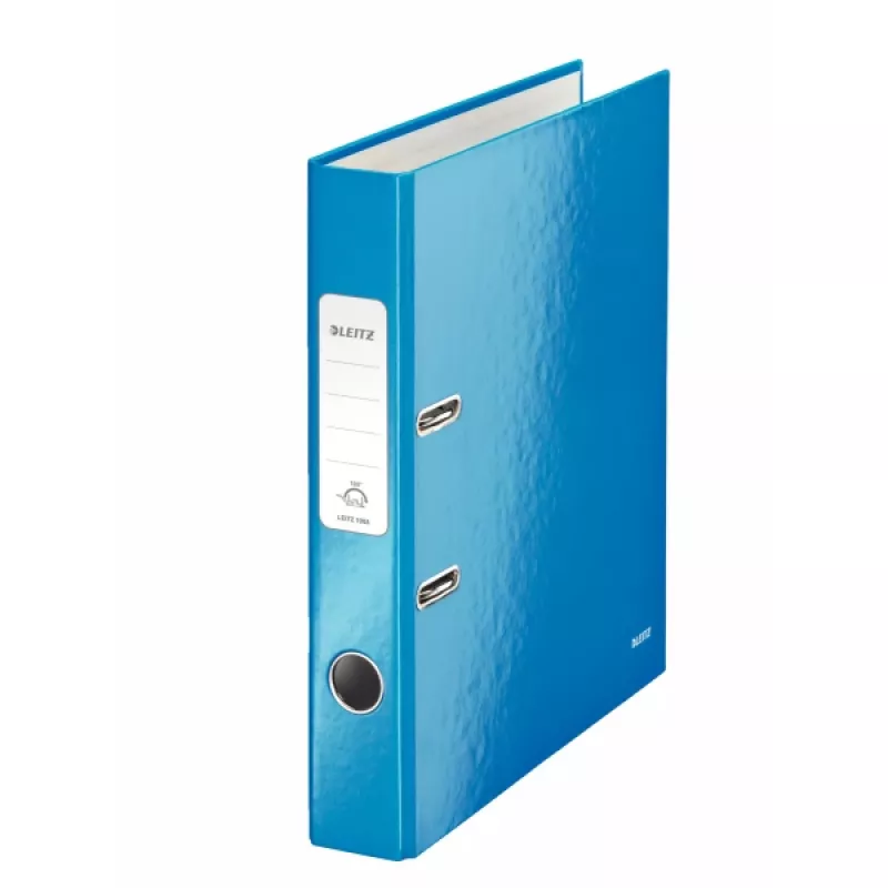 Leitz Lever Arch File 180° WOW POB/Laminuotas A4/50 mm, mėlynas