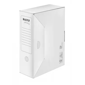 Leitz Archiving Box Infinity FSC® 100 mm, balta, A4, 160 g, 100 x 330 x 255 mm