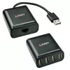 Lindy 60m 4 prievadų USB 2.0 Cat.6 prailgintuvas