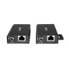 Lindy 100m 2 prievadų USB 2.0 Cat. 6 prailgintuvas, AV siųstuvas ir imtuvas, 100 m, laidinis, juodas