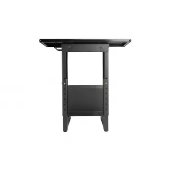 Lindy Sliding Under Desk PC Holder – po stalu tvirtinamas kompiuterio laikiklis, 30 kg, juodas, plieninis, 0–360°, 45 cm