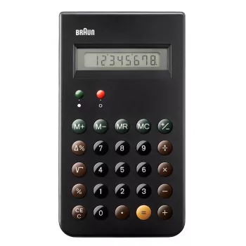 Braun BNE001BK kišeninis skaičiuotuvas, juodas