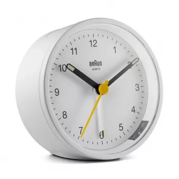 Braun BC12W kvarcinis žadintuvas baltas