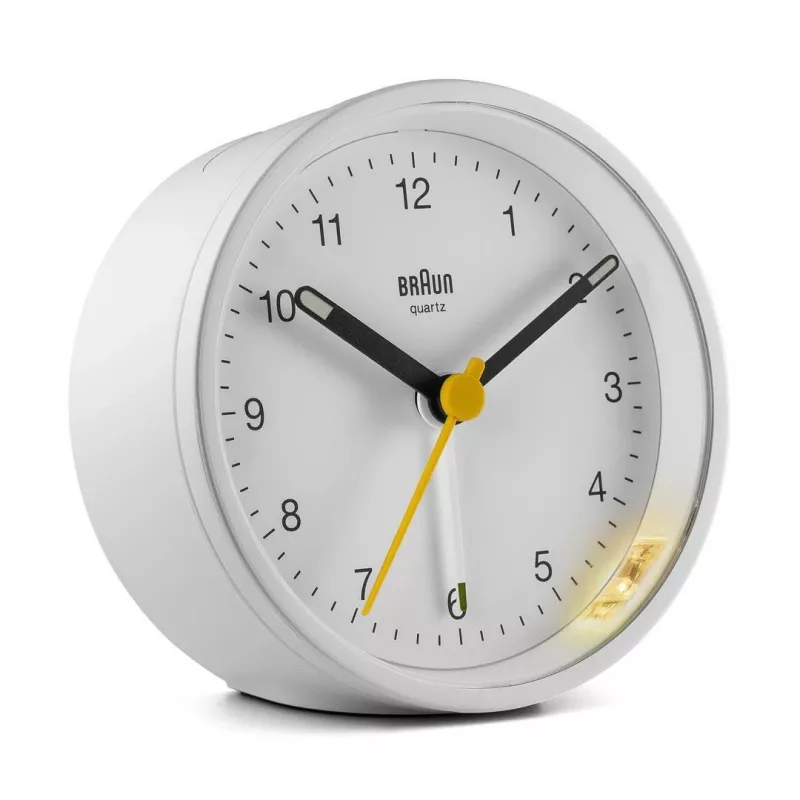 Braun BC12W kvarcinis žadintuvas baltas
