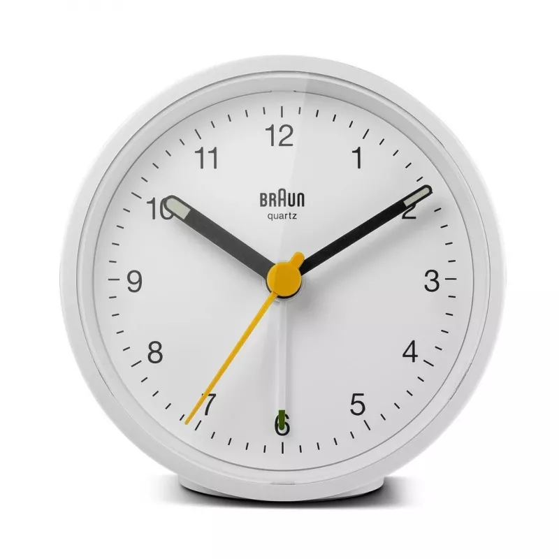 Braun BC12W kvarcinis žadintuvas baltas