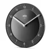 Braun BC 06 B juodos spalvos kvarcinis sieninis laikrodis, apvalus, 20 cm