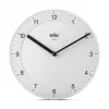 Braun BC06W sieninis laikrodis baltas 20 cm
