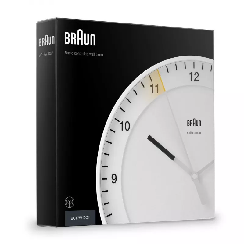 Braun BC 17 mechaninis laikrodis Baltas