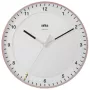 Sieninis laikrodis BRAUN BC 17 PW DCF – analoginis DCF radijo valdomas laikrodis, rožinės ir baltos spalvos