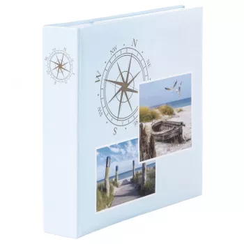 Hama Compass fotoalbumas mėlynas, rudas, žalias 200 lapų 10 x 15 cm