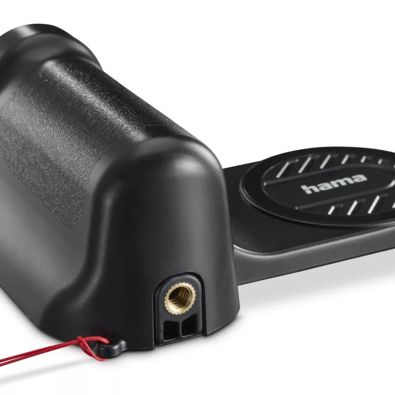 Laikiklis HAMA MagGrip Grip – magnetinis laikiklis išmaniesiems telefonams, plastikinis, juodas, 130×50×100 mm