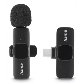 Hama Smart Wireless belaidis segamasis mikrofonas (juodas)
