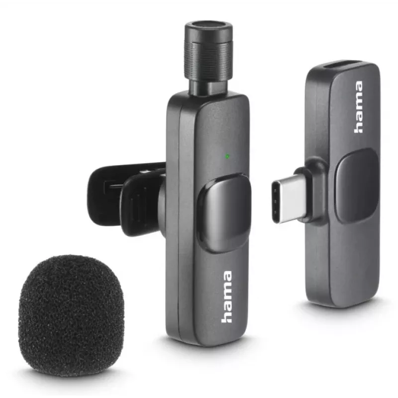 Hama Smart Wireless belaidis segamasis mikrofonas (juodas)