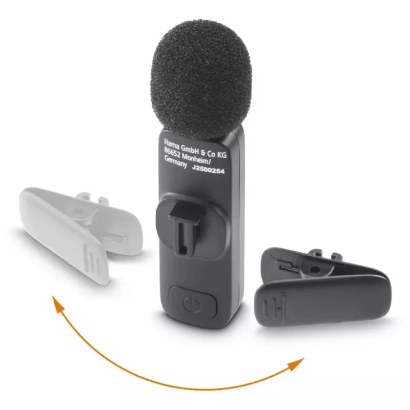 Hama Smart Wireless belaidis segamasis mikrofonas (juodas)