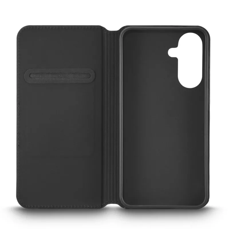 Mobiliojo telefono dėklas Black Rock 00035765 — Booklet Slim Folio, skirtas Samsung Galaxy A37 5G, juodos spalvos, 1 vnt.