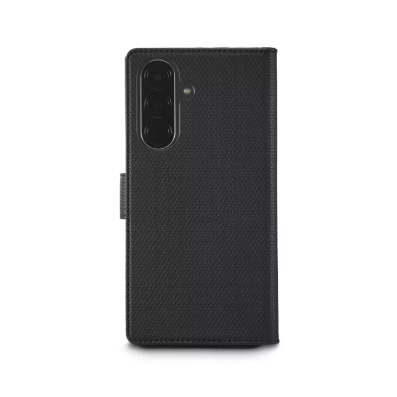 Mobilaus telefono dėklas Black Rock 00037343 — knygelė piniginė, skirta Samsung Galaxy A37 5G, juoda, 1 vnt.